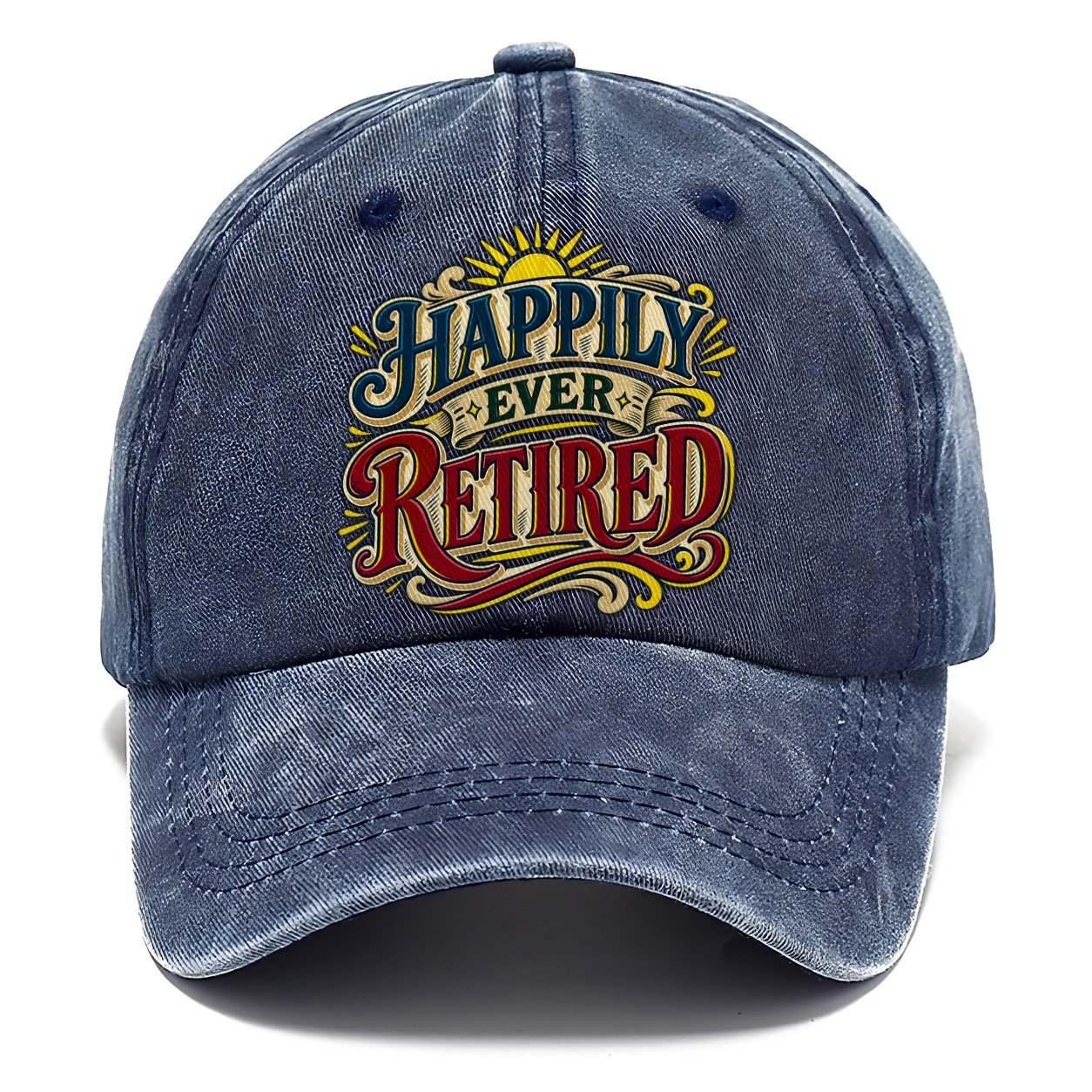 Happily Ever Retired Retired Living Classic Cap – Twilight Navy