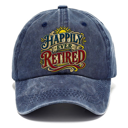 Happily Ever Retired Retired Living Classic Cap – Twilight Navy