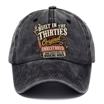 Built in the Thirties Original Classic Cap – Graphite