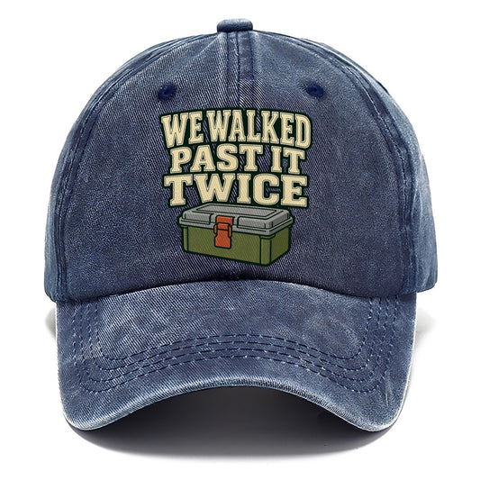 We Walked Past It Twice Geocaching Classic Cap – Twilight Navy