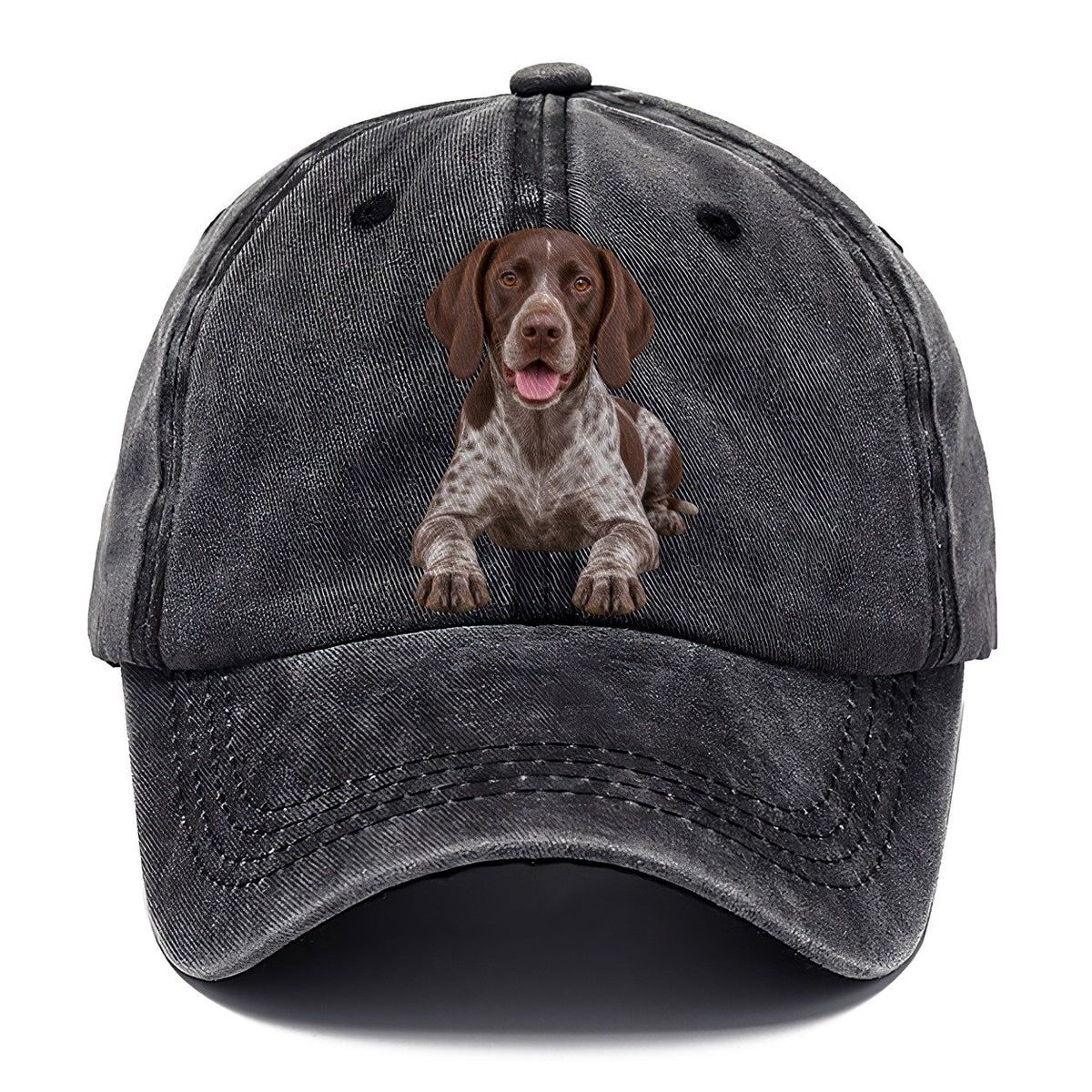 German Shorthaired Pointer Lying Down Top Breeds Classic Cap – Graphite
