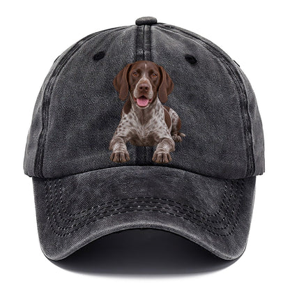 German Shorthaired Pointer Lying Down Top Breeds Classic Cap – Graphite
