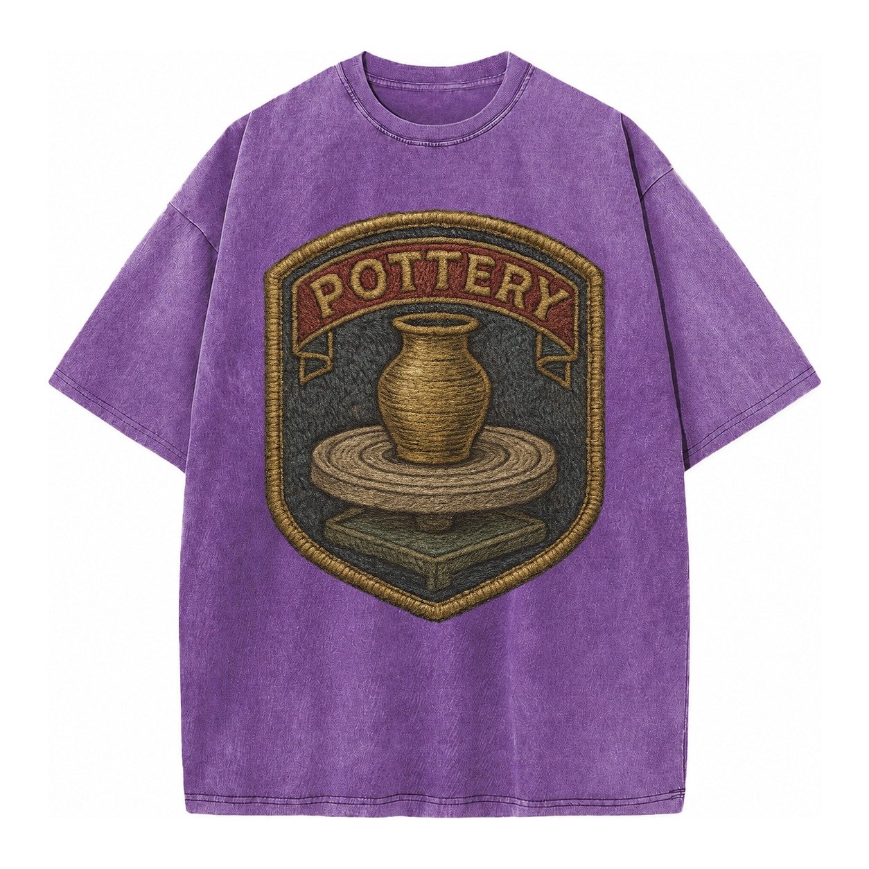 Pottery Wheel Vintage T-shirt – Purple