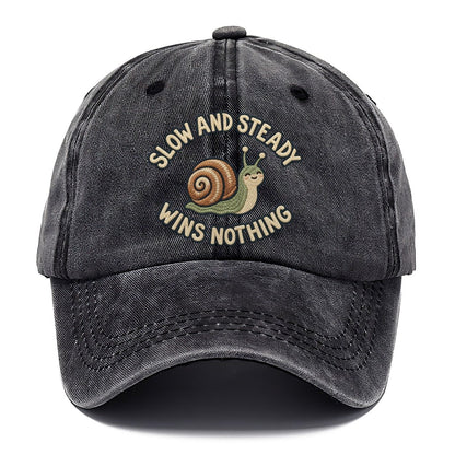 Snail Animal Puns Classic Cap – Graphite
