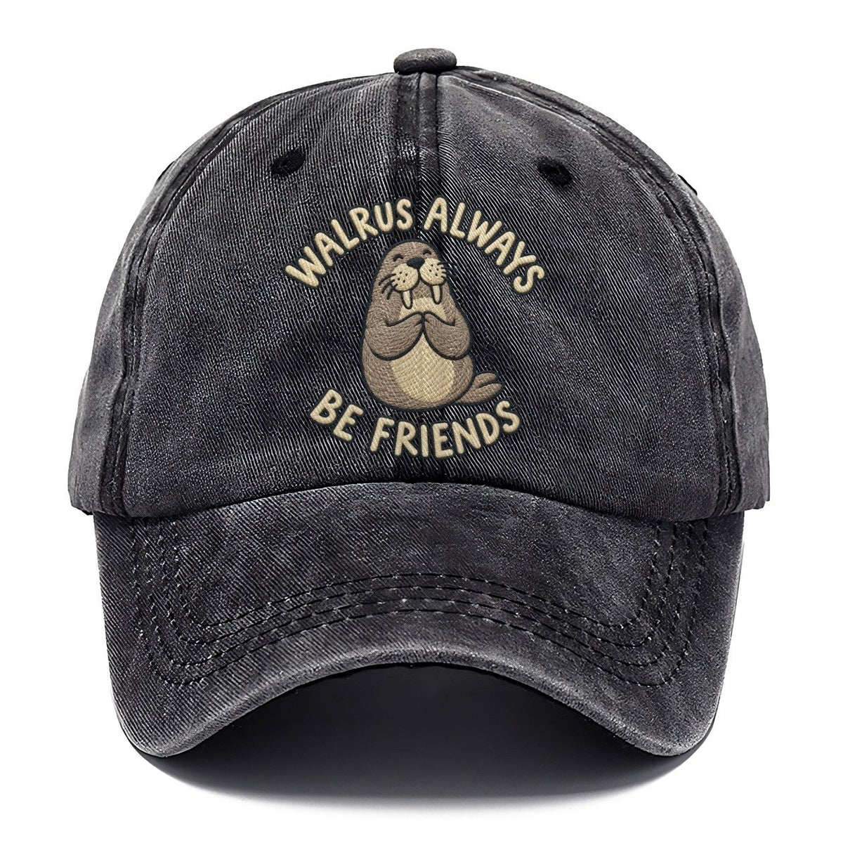 Walrus Animal Puns Classic Cap – Graphite