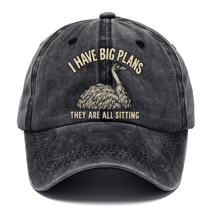 Emu Big Plans No Worm Club Classic Cap – Graphite