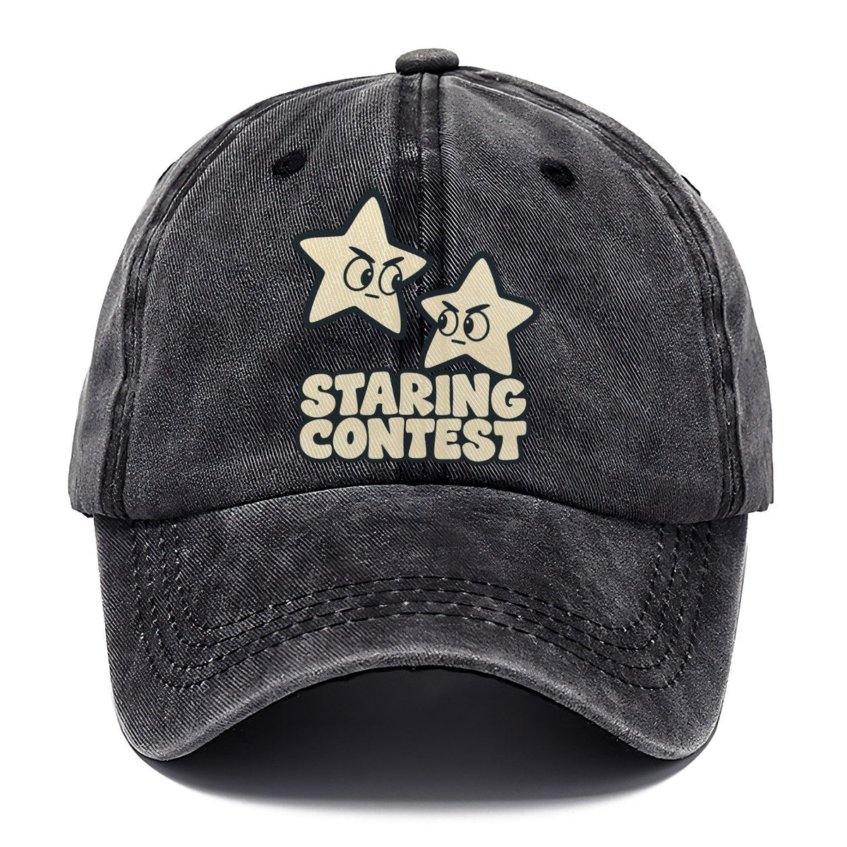 Staring Contest Familiar Punchlines Classic Cap – Graphite