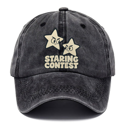 Staring Contest Familiar Punchlines Classic Cap – Graphite
