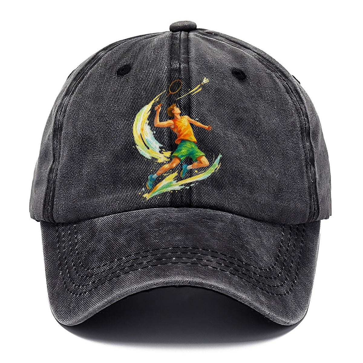 Tennis Player Perfect Serve Classic Cap – Graphite