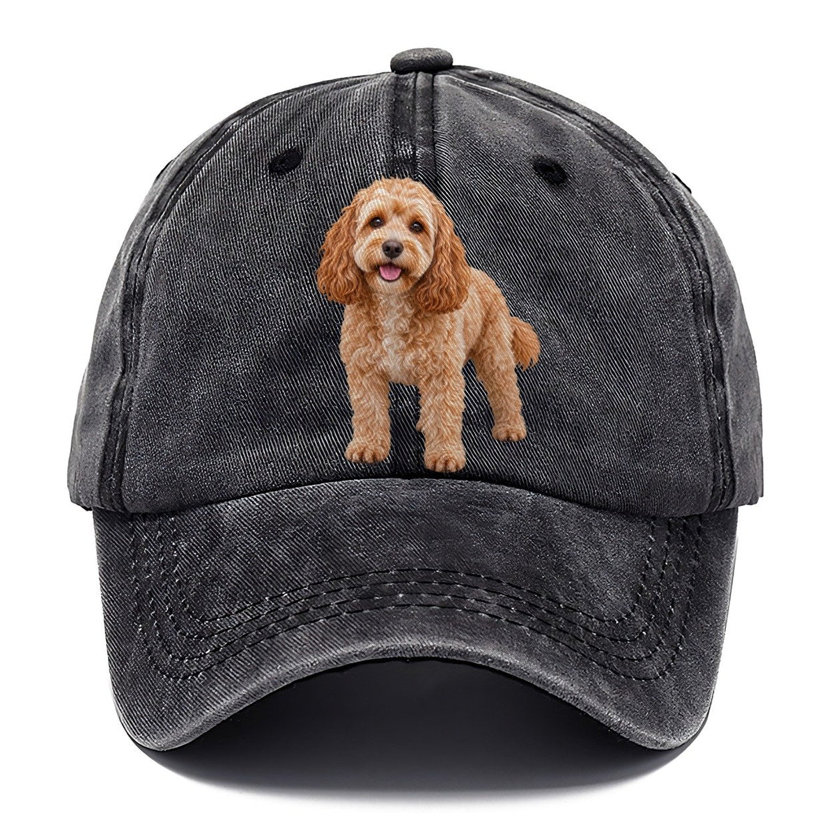 Cockapoo Standing Top Breeds Classic Cap – Graphite