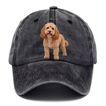 Cockapoo Standing Top Breeds Classic Cap – Graphite