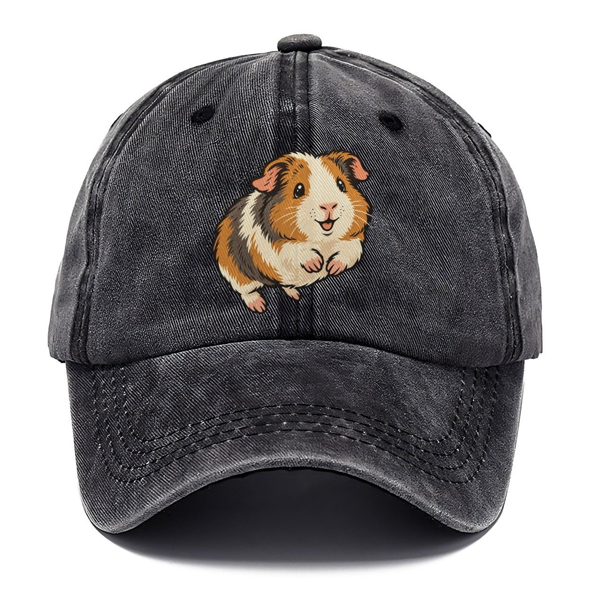 Guinea Pig Happy Hop Small Pet Logos Classic Cap – Graphite