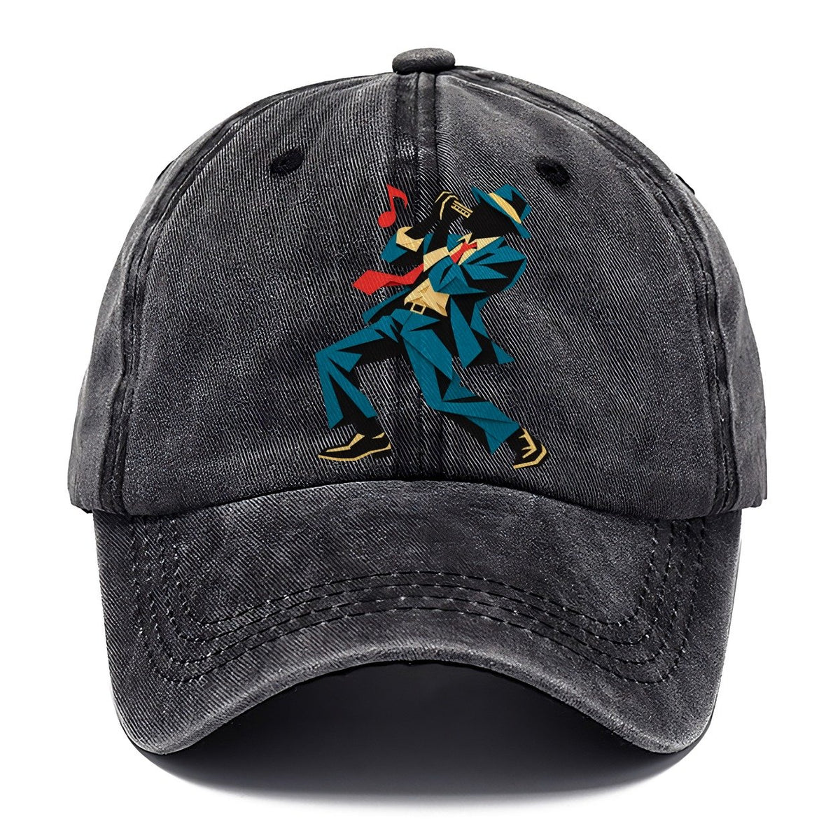 Cut-Paper Harmonica Classic Cap – Graphite