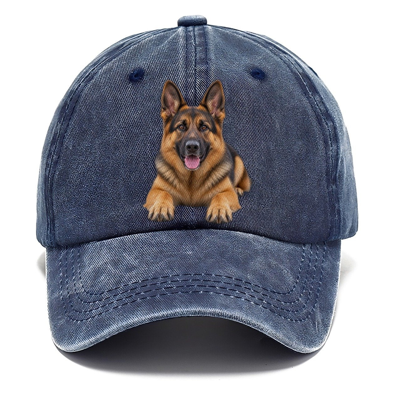 German Shepherd Lying Down Top Breeds Classic Cap – Twilight Navy