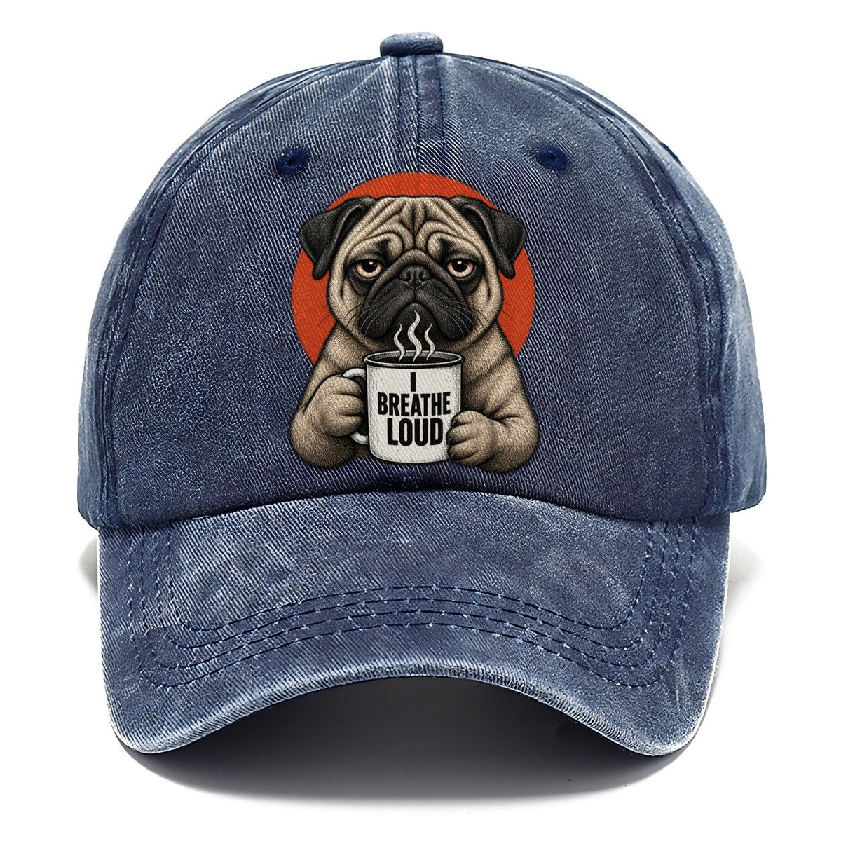 Pug Mug Truths Classic Cap – Twilight Navy