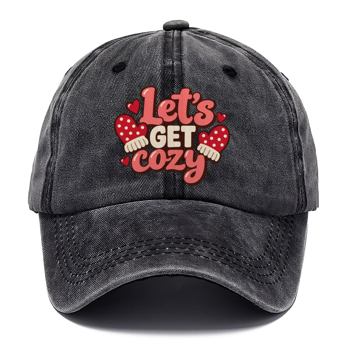 Let's Get Cozy Mittens Classic Cap – Graphite