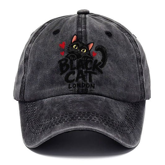 Black Cat London Est. 2023 Classic Cap – Graphite