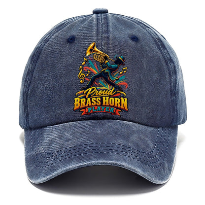 Proud Brass Horn Player Music Instruments Classic Cap – Twilight Navy