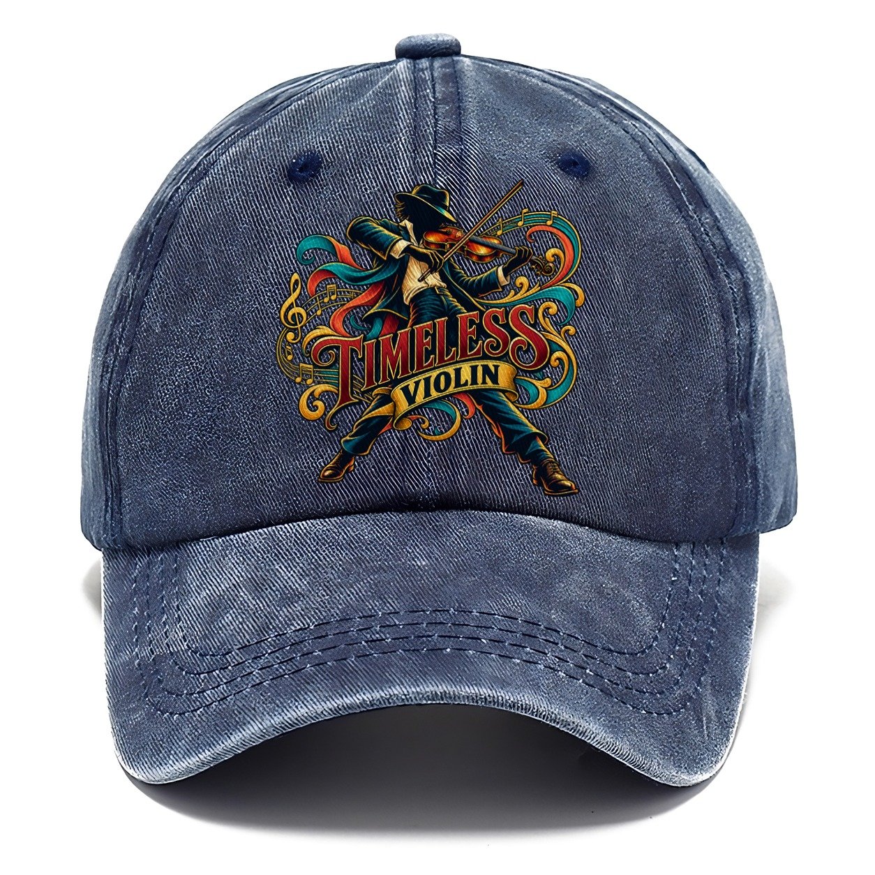 Timeless Violin Music Instruments Classic Cap – Twilight Navy