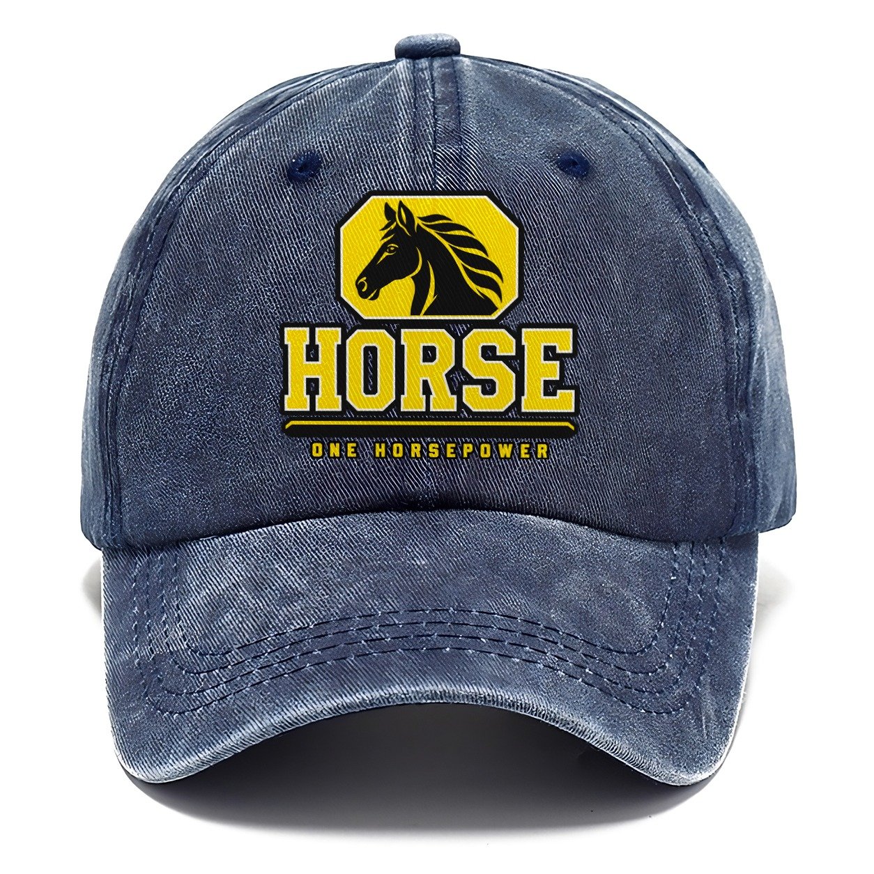 Horse One Horsepower Heavy Duty Classic Cap – Twilight Navy