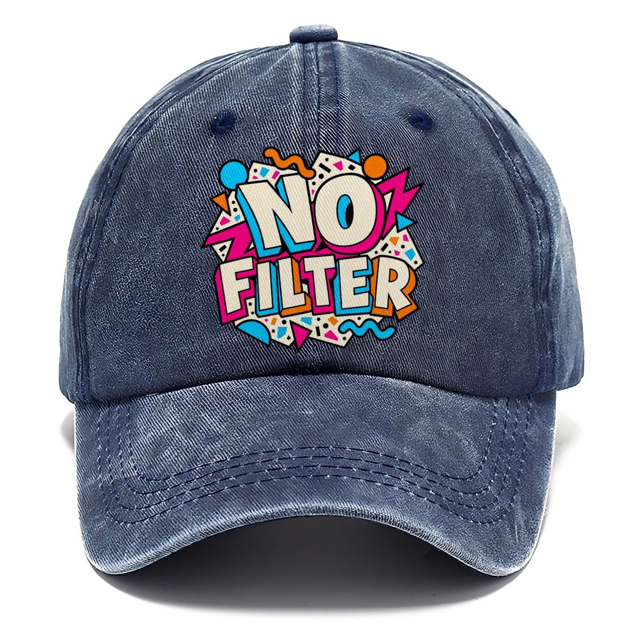 No Filter Crazy Styles Classic Cap – Twilight Navy