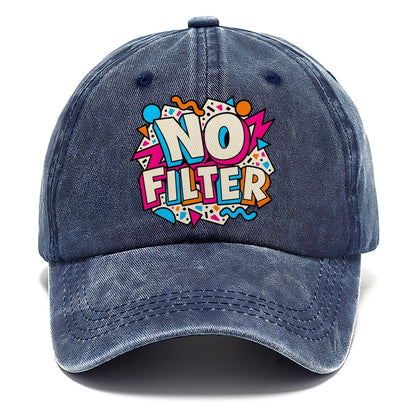 No Filter Crazy Styles Classic Cap – Twilight Navy