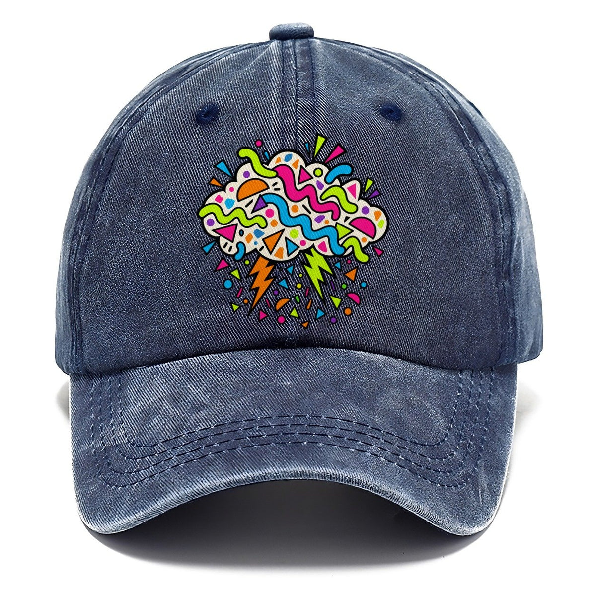 Squiggle Storm Crazy Styles Classic Cap – Twilight Navy