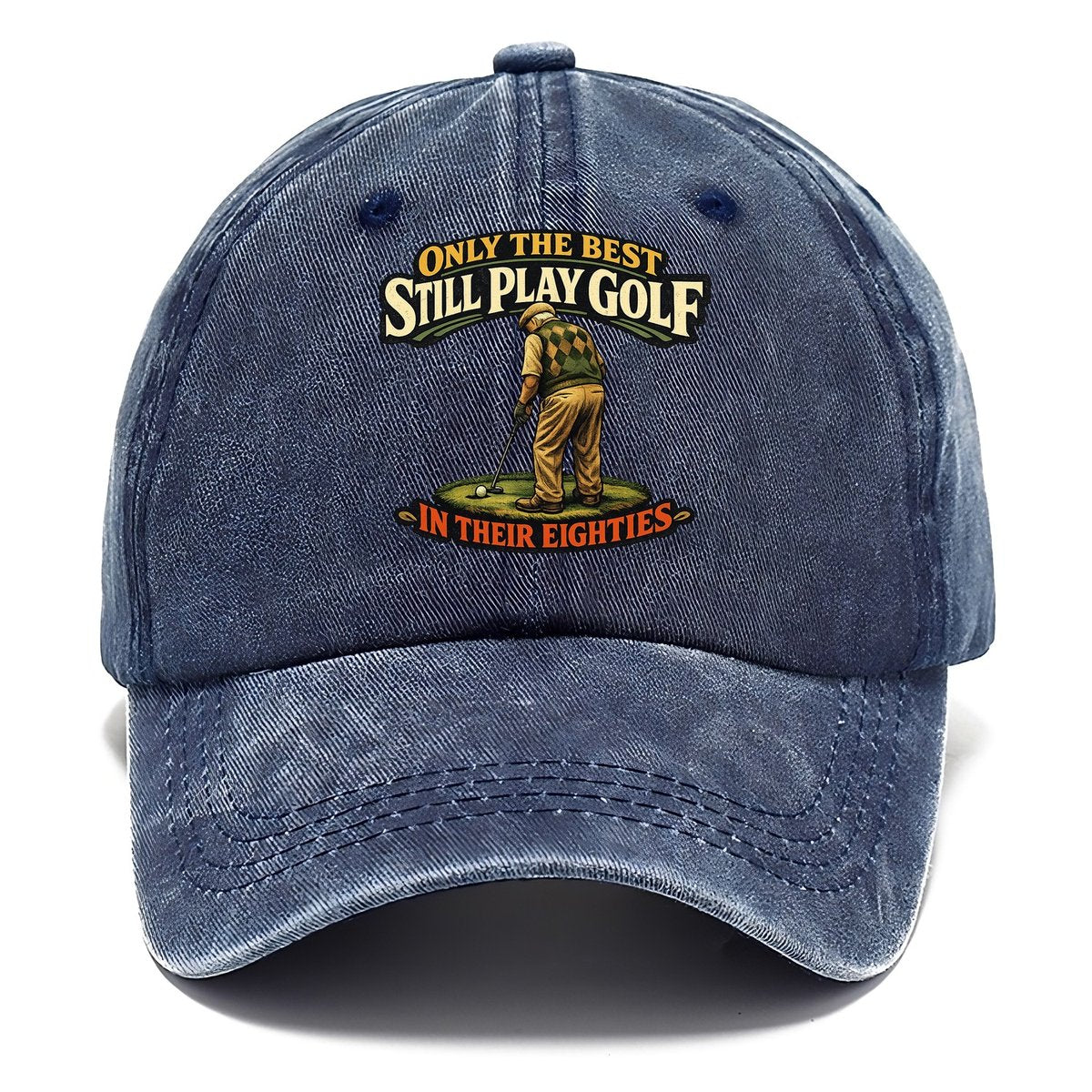 Still Play Golf In Their Eighties Classic Cap – Twilight Navy