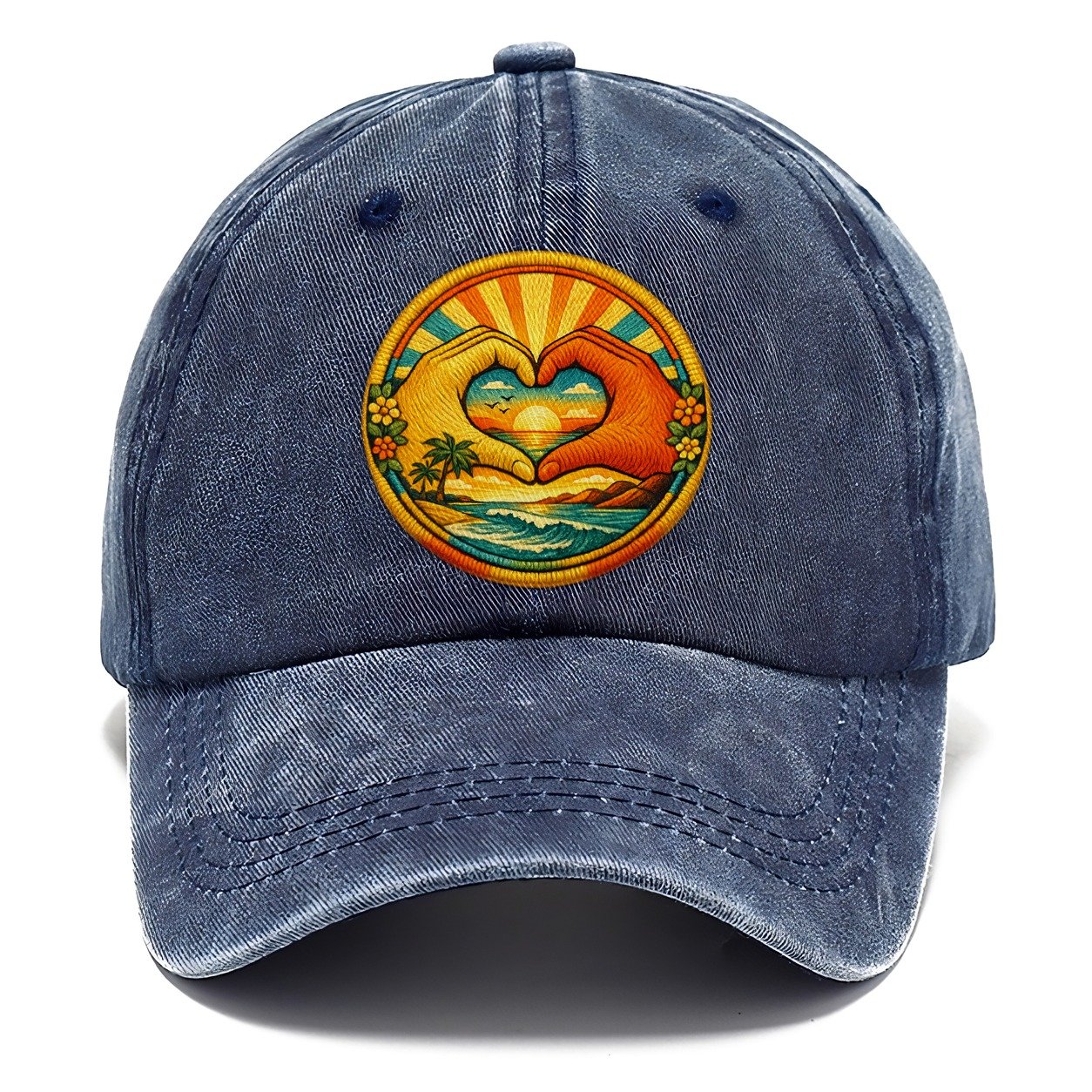 Golden Peace Classic Cap – Twilight Navy