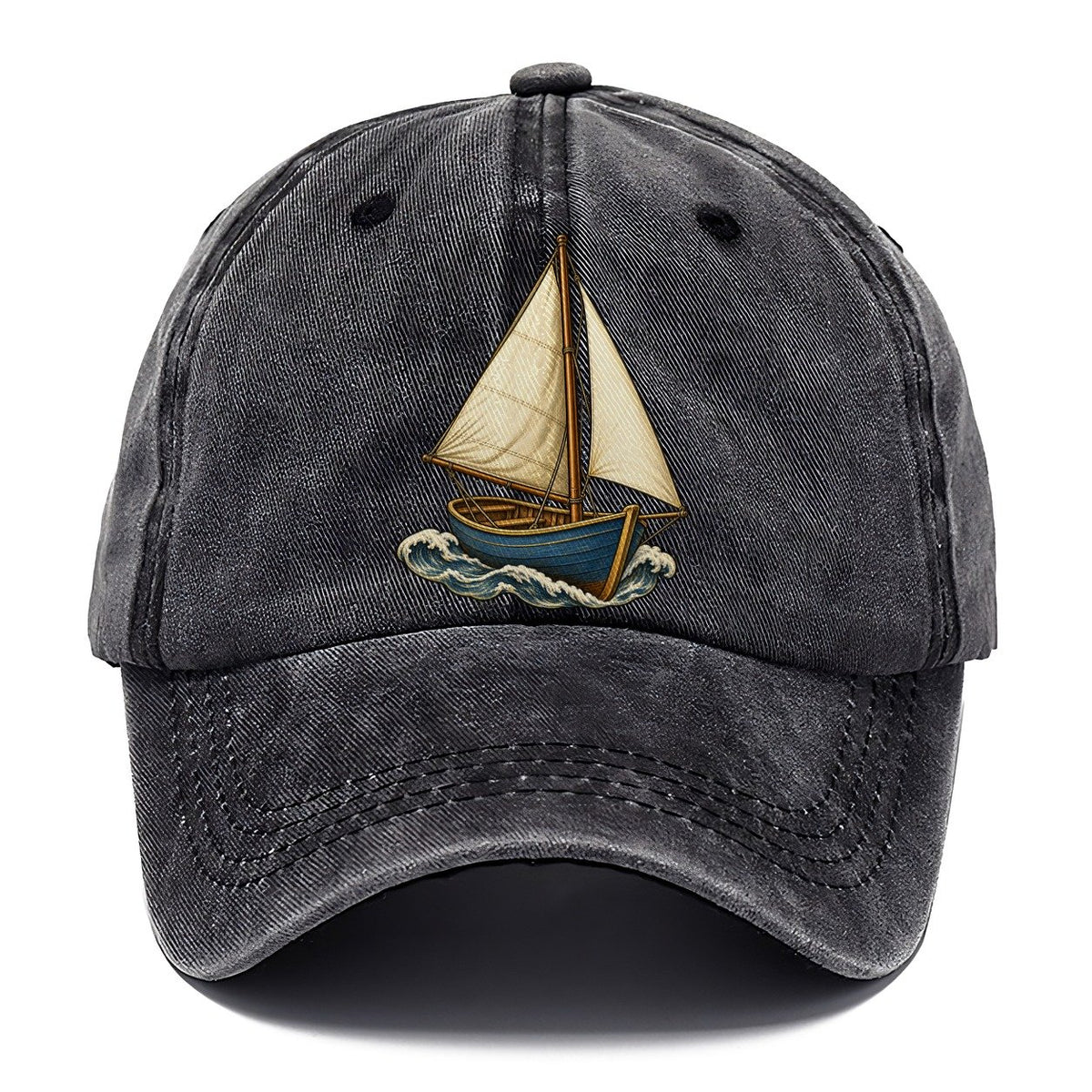 Small Sailboat Homeward Pastimes Companions Classic Cap – Graphite