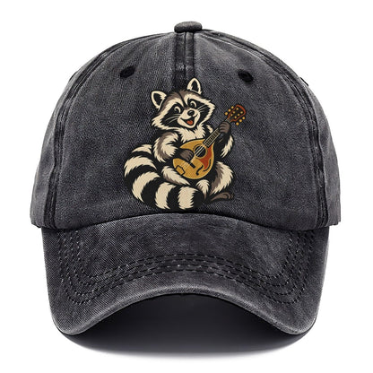 Raccoon Mandolin Picker Sundown Familiars Classic Cap – Graphite