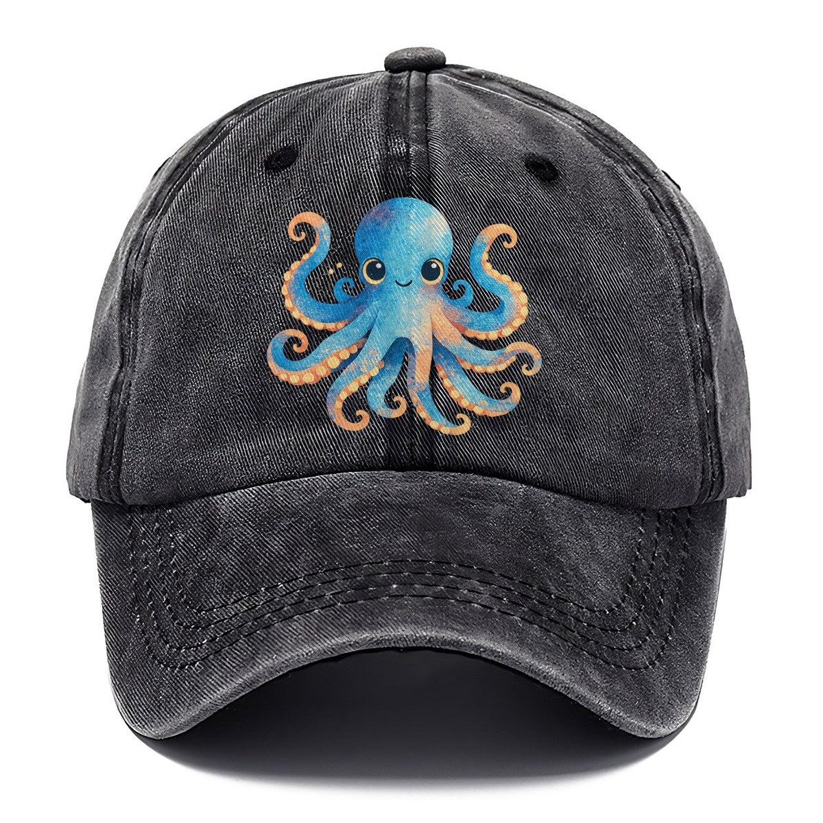 Cute Octopus Creature Classic Cap – Graphite