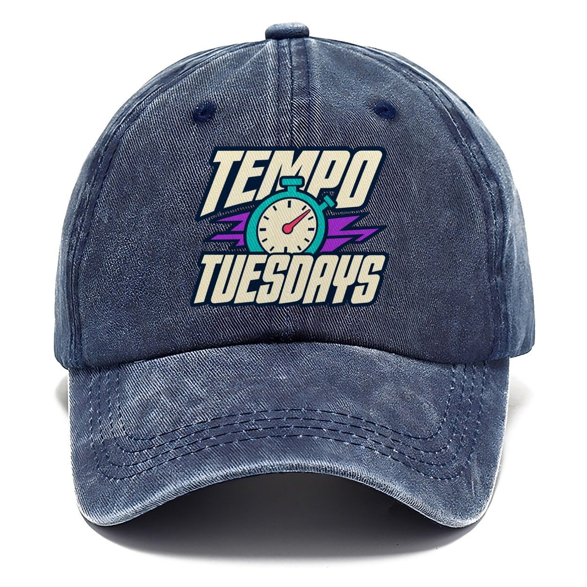 Tempo Tuesdays 90S Running Clubs Classic Cap – Twilight Navy