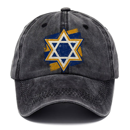 Handcrafted Star of David Classic Cap – Graphite