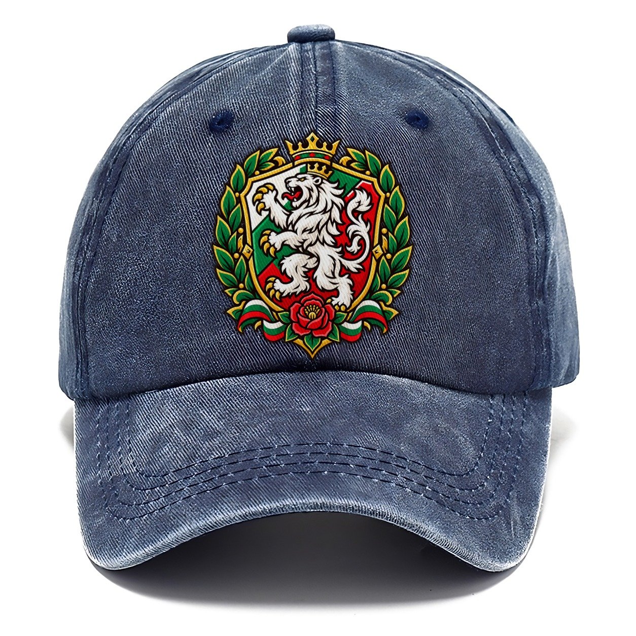 Bulgaria Heraldic Crest Country Logos Classic Cap – Twilight Navy