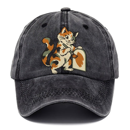 Calico Cat Painter Sundown Familiars Classic Cap – Graphite