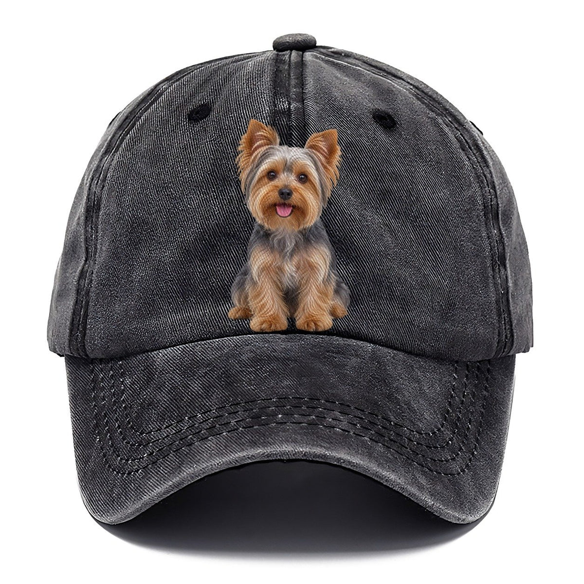 Yorkshire Terrier Sitting Top Breeds Classic Cap – Graphite
