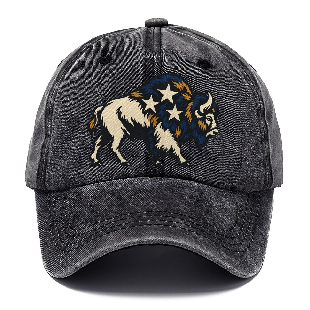 Bison Night Sky Sundown Familiars Classic Cap – Graphite