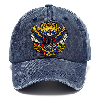 Colombia Heraldic Crest Country Logos Classic Cap – Twilight Navy