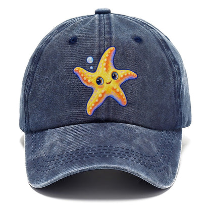 Starfish Side Float Sea Sprite Classic Cap – Twilight Navy