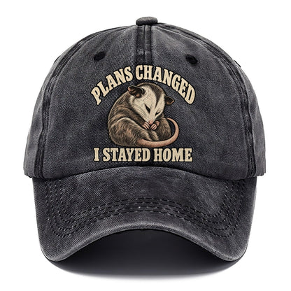 Opossum Staying Home Character Club Classic Cap – Graphite
