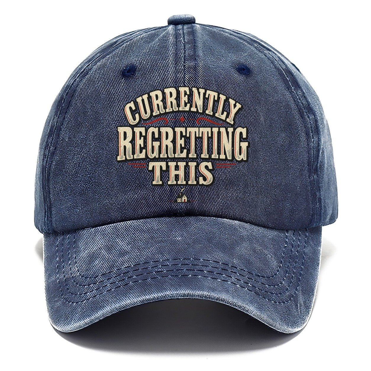 Currently Regretting This American Wit Classic Cap – Twilight Navy