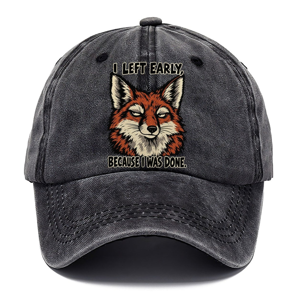 I Left Early Feral Logic Classic Cap – Graphite