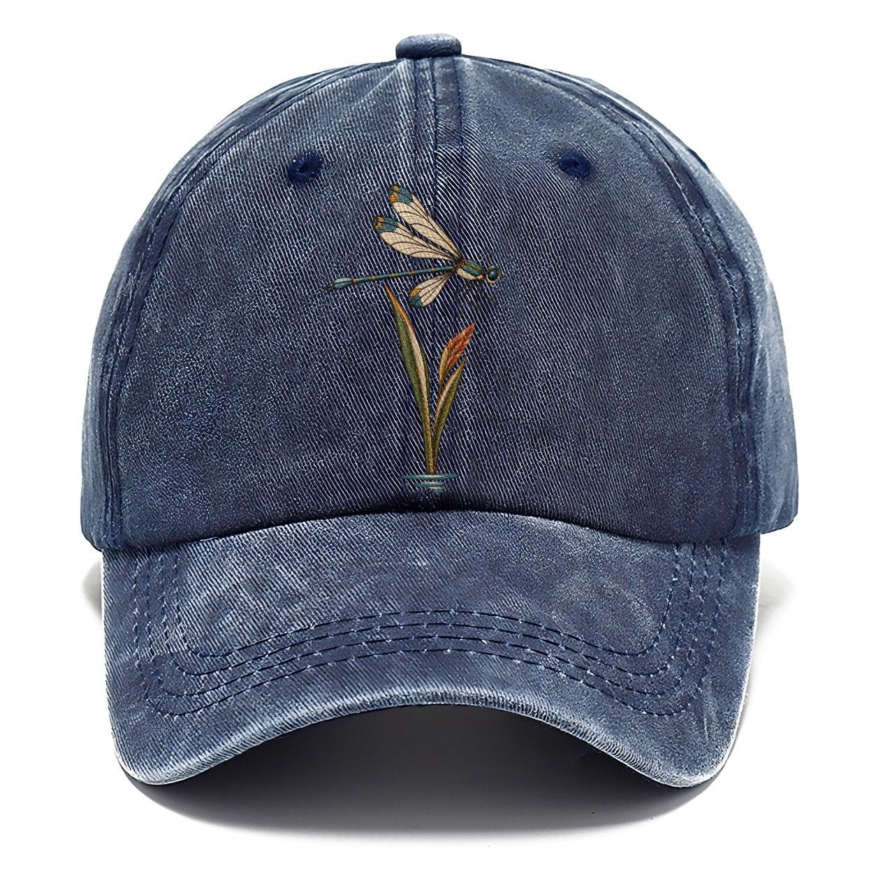 Damselfly Reed Reflection Gentle Wild Classic Cap – Twilight Navy