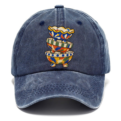 Footed Bowl Stack Clay Color Makers Classic Cap – Twilight Navy
