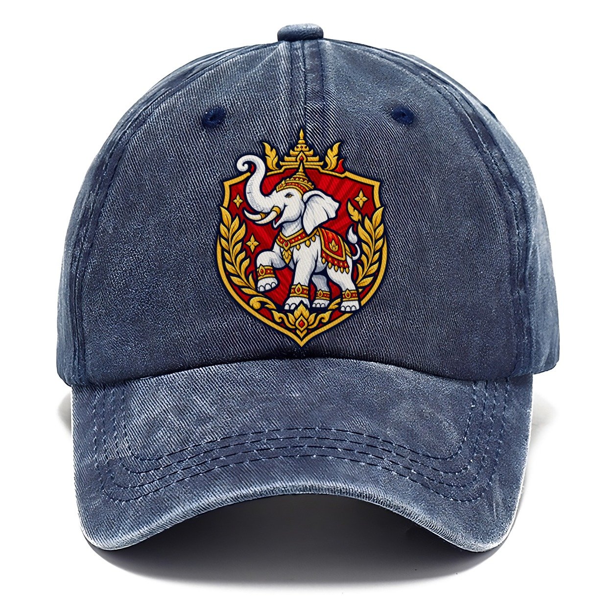 Thailand Heraldic Crest Country Logos Classic Cap – Twilight Navy