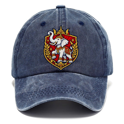 Thailand Heraldic Crest Country Logos Classic Cap – Twilight Navy