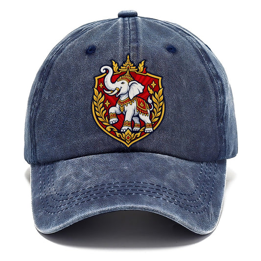 Thailand Heraldic Crest Country Logos Classic Cap – Twilight Navy