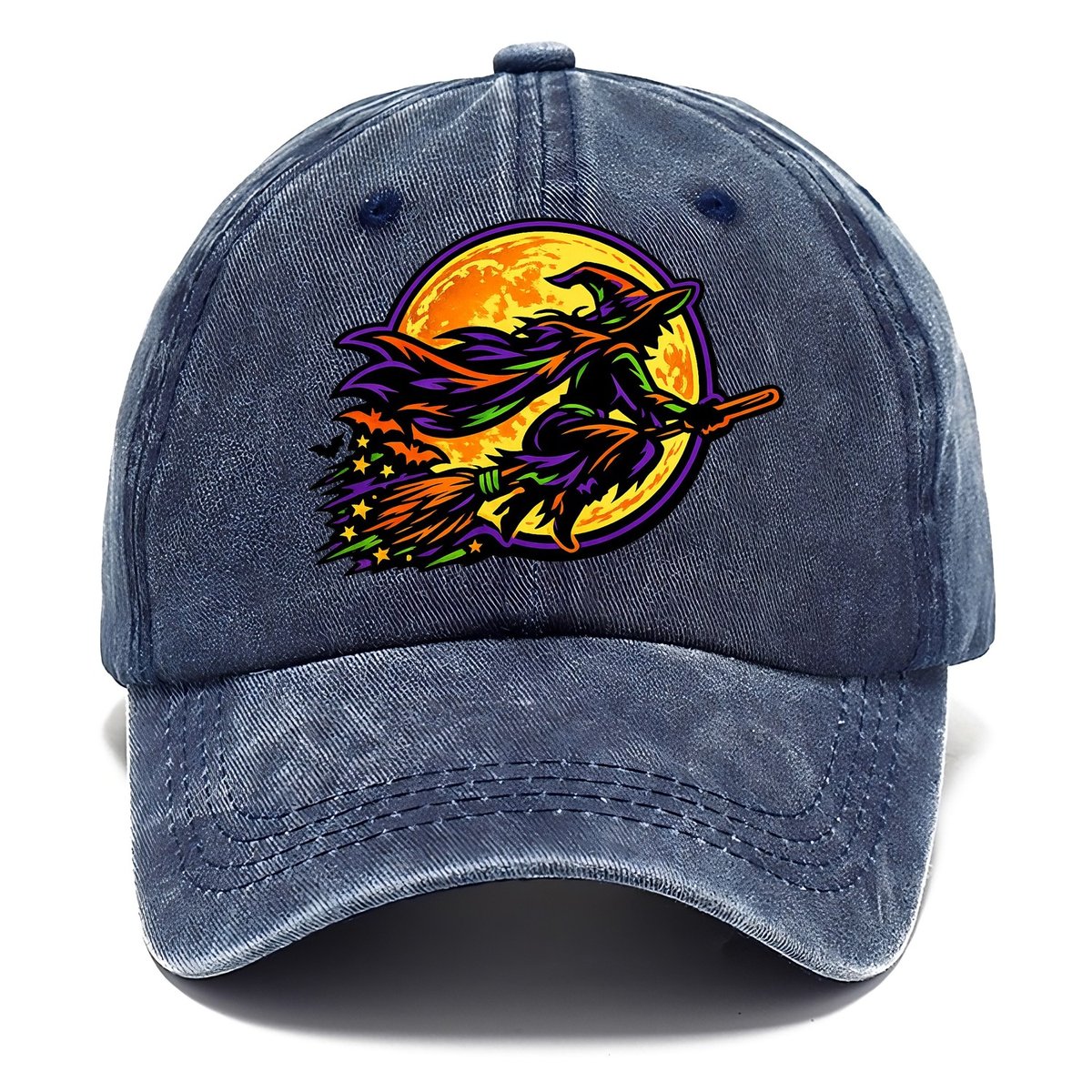 Flying Witch Moon Classic Cap – Twilight Navy