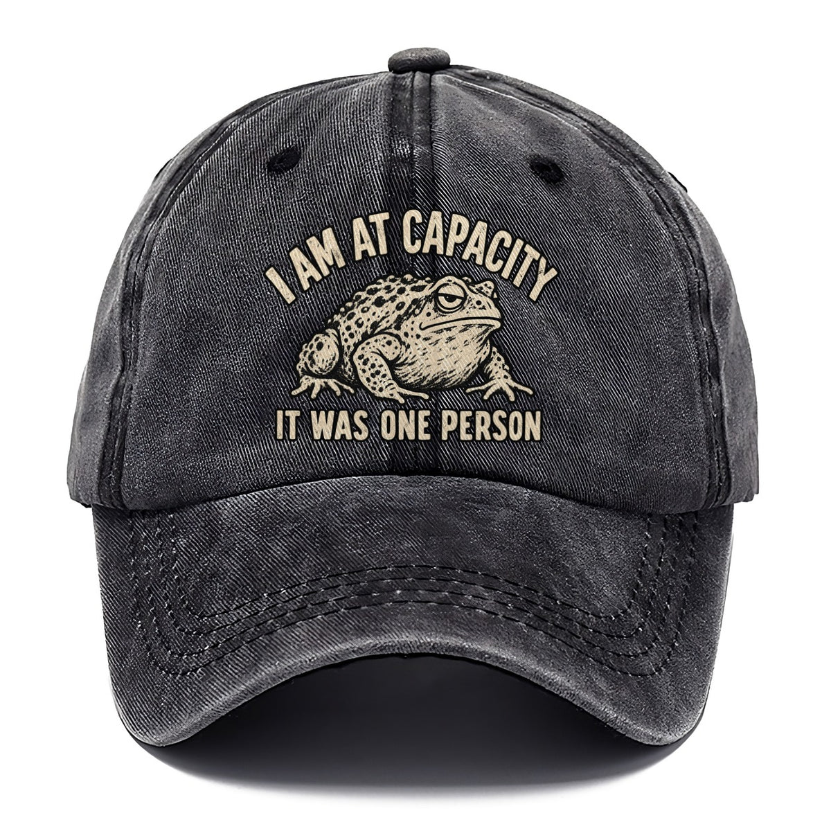 Toad At Capacity No Worm Club Classic Cap – Graphite